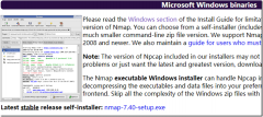 Nmap for windows 下命令行使用