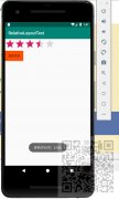 Android中点击按钮获取星级评分条的评分
