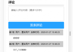 Vue 添加评论，node作后台保存到MongoDB数据库中