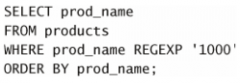mysql必知必会--用正则表达式 进行搜索