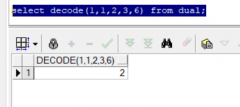 oracle数据库中decode函数的使用
