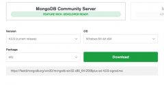 Windows 平台安装 MongoDB