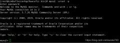 linux mysql报错Access denied for user &#39;root&#39;@&