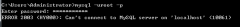 ERROR 2003 (HY000): Can&#39;t connect to MySQL server on