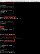 mysql——操作数据库