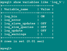 怎么查看mysql 的binlog日志存放的位置
