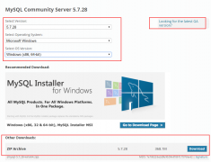 win10安装mysql-5.7.28-winx64（压缩包版）