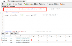 mysql——权限管理——授权、收回权限、查看授权