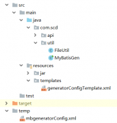 MyBatis model、xml、mapper 自动生成，附源码