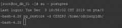pgsql恢复