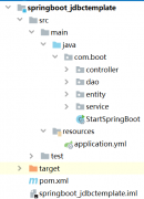 SpringBoot整合JDBC模板