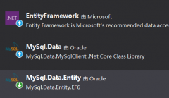 EF关于Mysql如何自动生成数据库表
