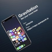 苹果iPhone越狱插件Gravitation：为主屏幕图标加入“重力”效果