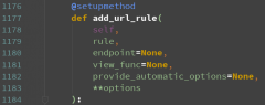 二十二：视图之add_url_rule和app.route