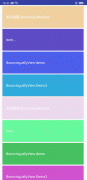 Android -------- BouncingJellyView 果冻视图（阻尼效果）