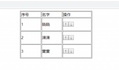 js 表格上下移动 javascript实现