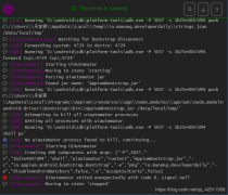 appium   python 自动化调试手机时 UiAutomator exited unexpectedly wit