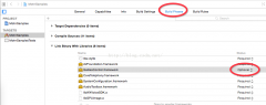 iOS 报错信息： dyld: Library not loaded: @rpath/XCTest.framework/