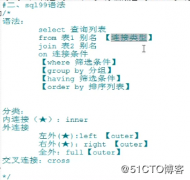 mysql sql 99语法图