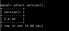 查看mysql 的版本信息