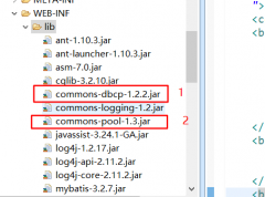 Cannot find class [org.apache.commons.dbcp.BasicDataSource]