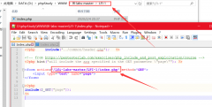 即：....// #6 文件包含写webshell 观察源码