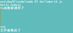  var first = hello nodejs;console.log(first);function fn (){