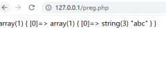  代码6 //边界限定$pattern1 = /^abc/; // ^匹配输入字符开始的位置