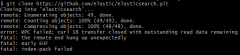  error: RPC failed; curl 18 transfer closed with outstanding