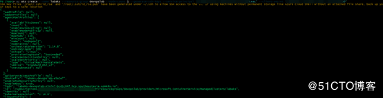 创建Azure Kubernetes群集