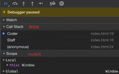 否则查看第3步；function Staff(name) {this.name = name;this.clog = f