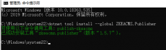 一切正常 参考 Unable to install any tools using dotnet tool instal