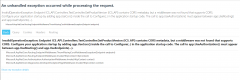 IWebHostEnvironment env){ //跨域配置