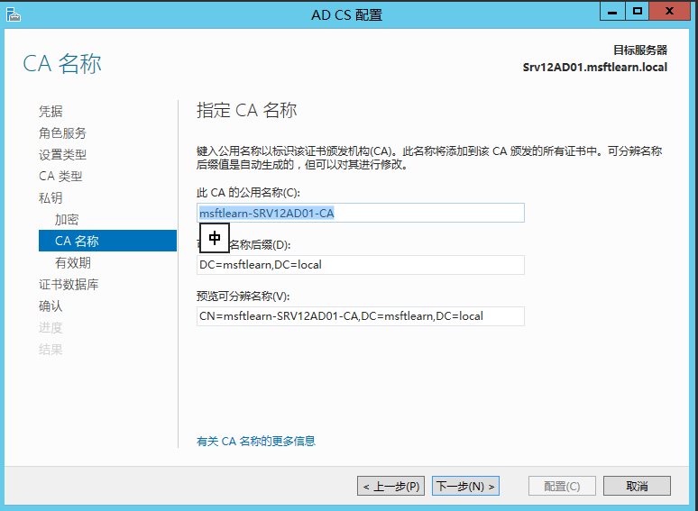 Windows Server 2012 R2 CA处事器部署