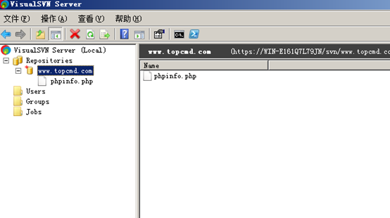 Windows server 2008 R2安置svn+钩子