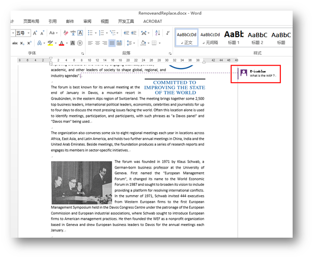 C# /VB.NET 操纵Word——插入、改削、删除Word批注