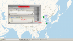 另外可以获取WinCC的变量值显示在地图上