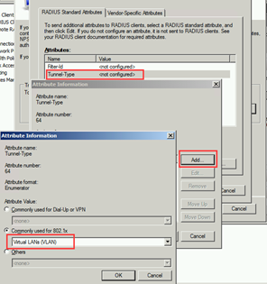 基于Windows2012 NPS的Radius 动态VLAN