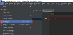 选择刚才配置好的php路径配置： 4.配置xdebug