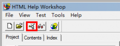 使用命令: make htmlhelp 这样就会在 ..\build\htmlhelp 目录下生成HTML help p
