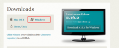  一、Git的安装 1 . 在windows端 到地址：https://git-scm.com/downloads 选择