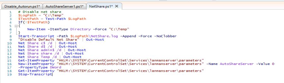 Windows 2012 R2 Configuration Scripts