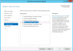 <b> 首先在Server Roles中选择Remote Desktop Services</b>