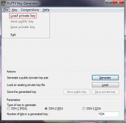  2.配置putty 配置host ip 导入key.ppk 点选Dynamic