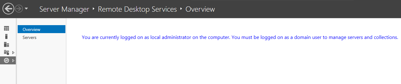 在事情组的环境中配置Windows 2012 R2的长途桌面处事