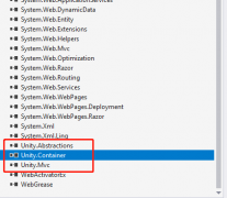 需要做的不多 1.注册接口 public static class UnityConfig{#region Unity