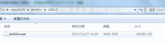 cmd进入到jenkins的解压目录后使用命令 java -jar jenkins.war --httpPort=800