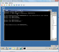  5、重起Windows Time服务 打开开始菜单输入“CMD”在命令行模式下输入： ?net?st