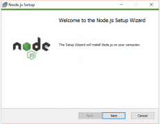 打开cmd窗口 安装完后的目录： 新版的Node.js已自带npm