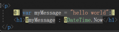 <b>ASP.NET Razor 语法</b>